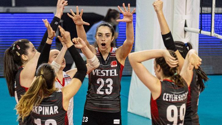 U17 Kız Voleybol Milli Takımı, Fransa’yı 3-1 mağlup etti