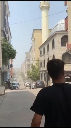 Sultangazi'de 'fırtına' ile kaçıştılar