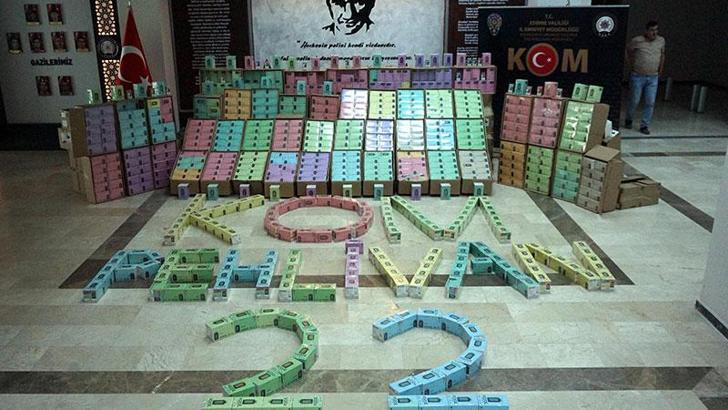 TIR'da 15 milyon liralık kaçak elektronik sigara ele geçirildi