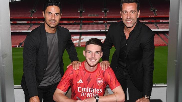 Declan Rice, rekor bonservis bedeliyle Arsenal'de