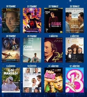 Akmerkez'de açık hava sinema gösterimleri başlıyor