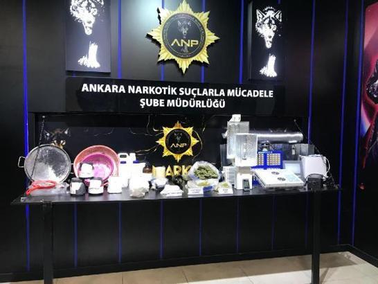 Ankara'da 2 uyuşturucu operasyonunda 3 tutuklama