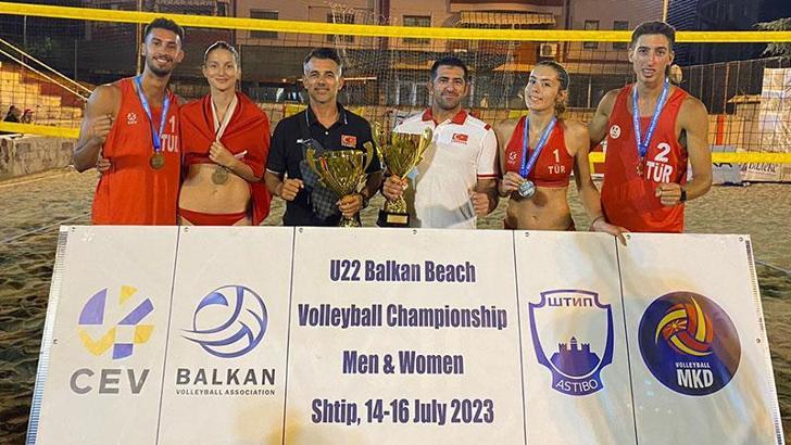 Türkiye, U22 Plaj Voleybolu Balkan Şampiyonası'nda namağlup şampiyon