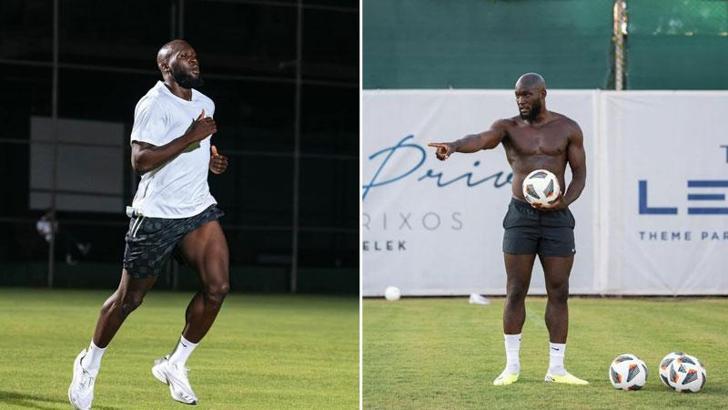 Galatasaray'a kiralık olarak önerilen Lukaku, Belek'te antrenman yapıyor