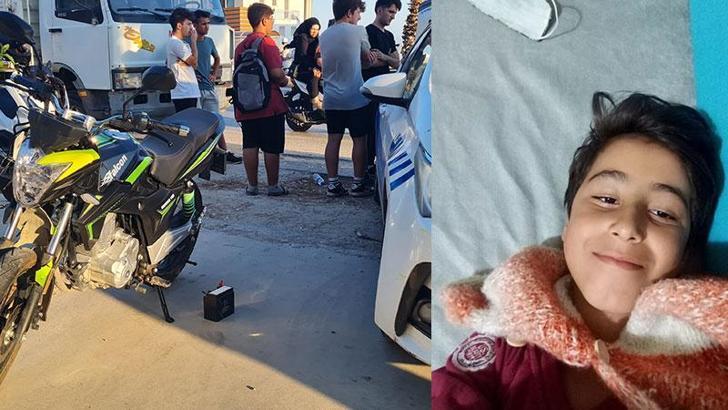 Bodrum'da motosikletin çarptığı çocuk öldü