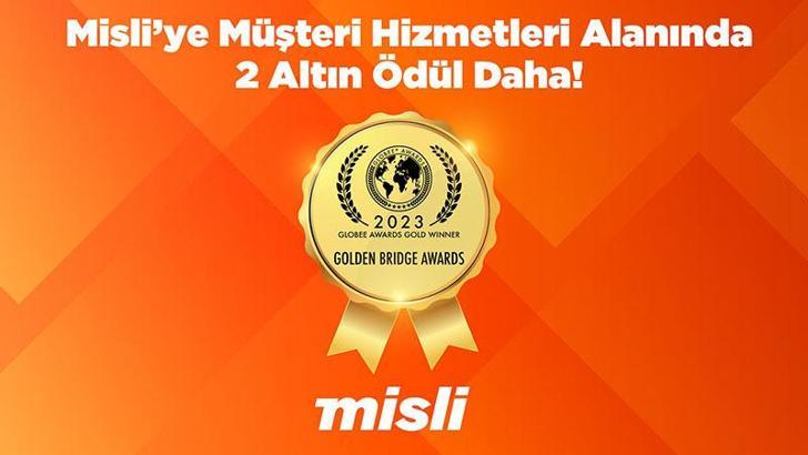 Misli'ye 'Müşteri Hizmetleri' alanında 2 altın ödül daha