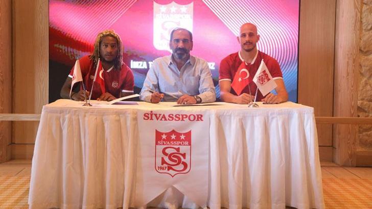 Sivasspor, Gerson Rodrigues ve Erhan Erentürk'ü açıkladı