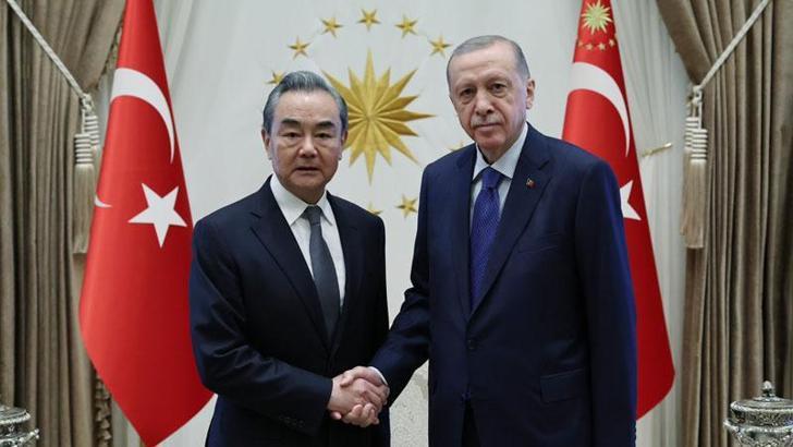 Cumhurbaşkanı Erdoğan, Çin Dışişleri Bakanı Yi'yi kabul etti