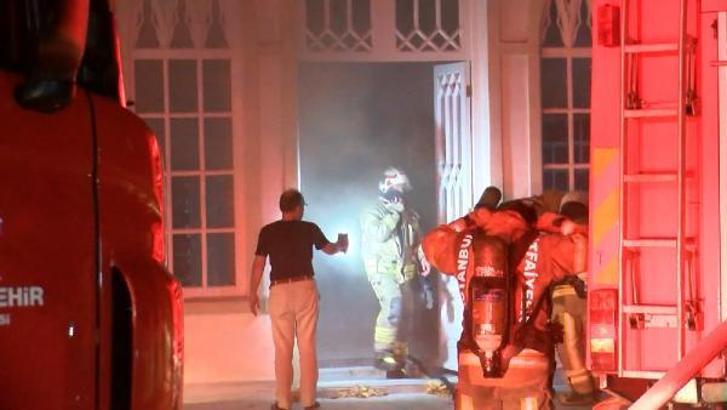 Beşiktaş Yıldız Hamidiye Camii'nde yangın
