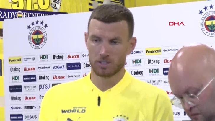 Fenerbahçeli futbolcu Edin Dzeko: Bugün bu taraftar karşısında duygulandım