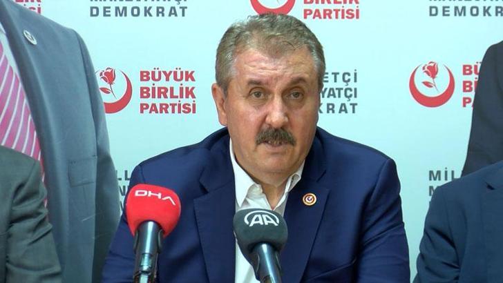 BBP Genel Başkanı Destici: Kimin mal varlığı fazlaysa o daha fazla vergi ödemeli