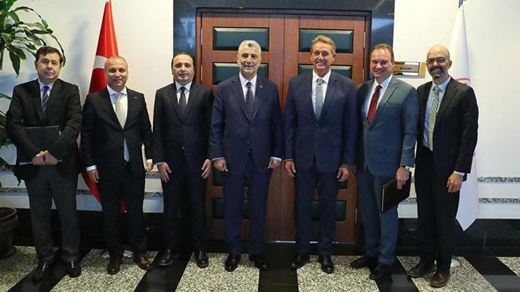 Bakan Bolat, ABD Büyükelçisi Flake'i kabul etti