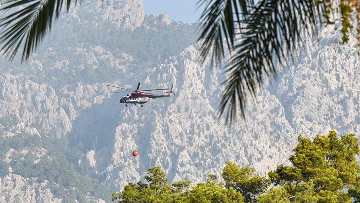 Kemer'deki orman yangını 5'inci gününde kontrol altına alındı
