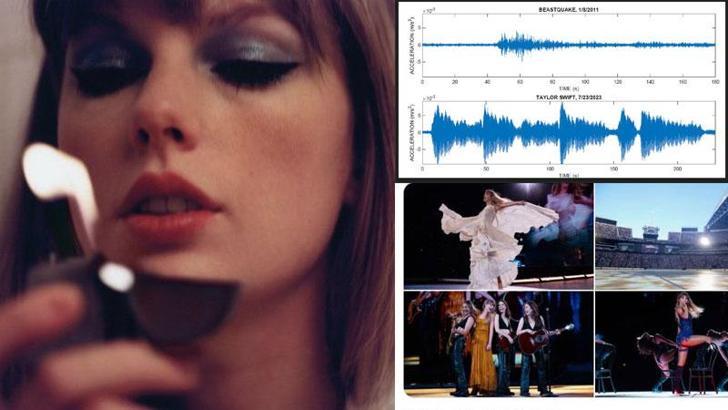 Taylor Swift’in konserinde dans edenler 2.3 büyüklüğünde sismik aktiviteye neden oldu