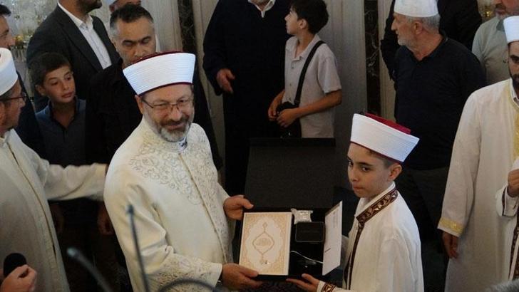 Ali Erbaş: Allah'ın kitabını öğrencilerinizin öğrenmeleri için teşvik edin