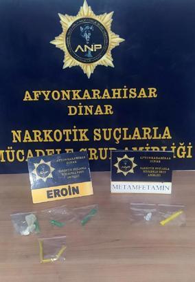 Dinar'da uyuşturucu operasyonu