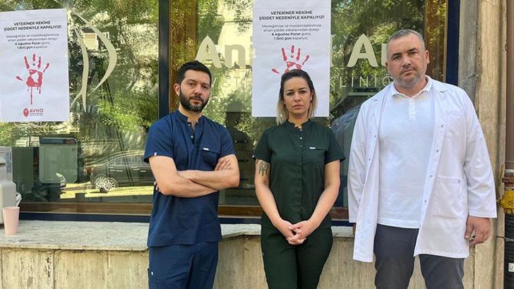 Ankara'da veteriner hekimlerden şiddete tepki için 'klinik kapatma' eylemi