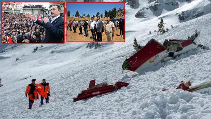 Yazıcıoğlu ile arkadaşları, helikopterin düştüğü Keş Dağı'nda anıldı