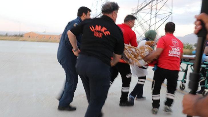 Hamile kadın, Sikorsky helikopterle hastaneye ulaştırıldı