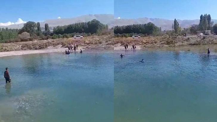 Serinlemek için girdiği gölette boğuldu