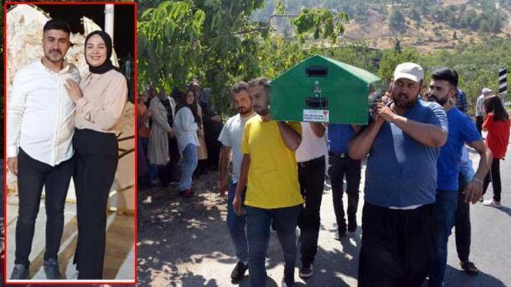 Eşinin öldürdüğü Büşra ve oğlu yan yana toprağa verildi