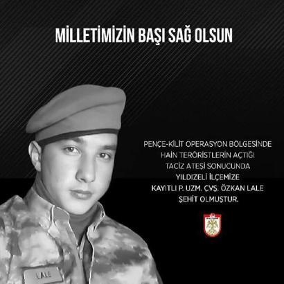 Sivas'a şehit ateşi düştü