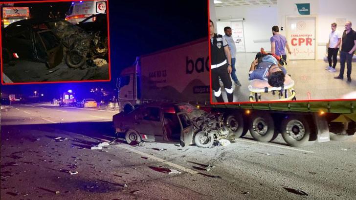 Lastik değişimi sırasında zincirleme kaza: 2 ölü, 9 yaralı