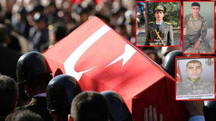 Pençe-Kilit Operasyon şehitleri son yolculuğuna uğurlandı