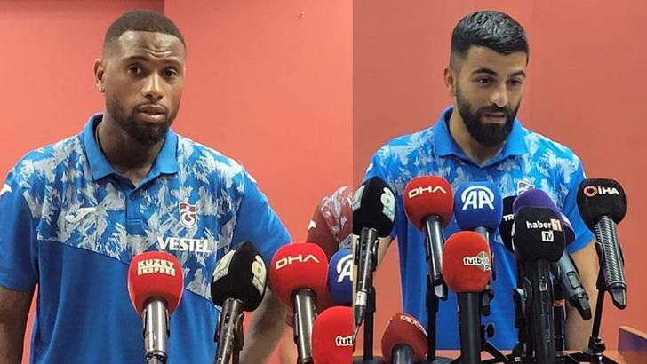 Trabzonspor'da Umut Bozok ve Denswil galibiyeti değerlendirdi