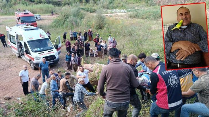 Tarım aracı 80 metreden yuvarlandı: 1 ölü