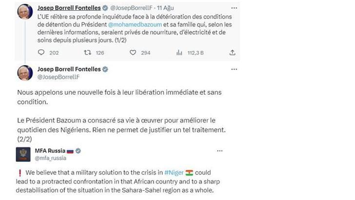 Rusya: Nijer’e olası askeri müdahale bölgedeki durumu istikrarsızlaştırabilir