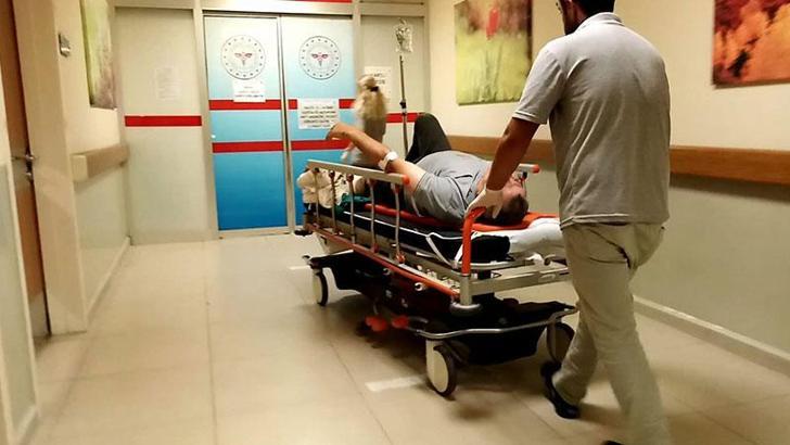 Bursa'da temizlediği silahının ateş almasıyla, ayağından vuruldu