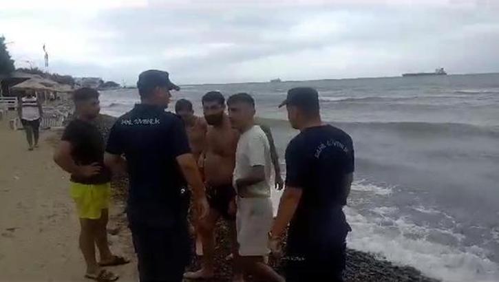 Şarköy'de 'fırtına' tedbiri; tüm plajlar kapatıldı(2)