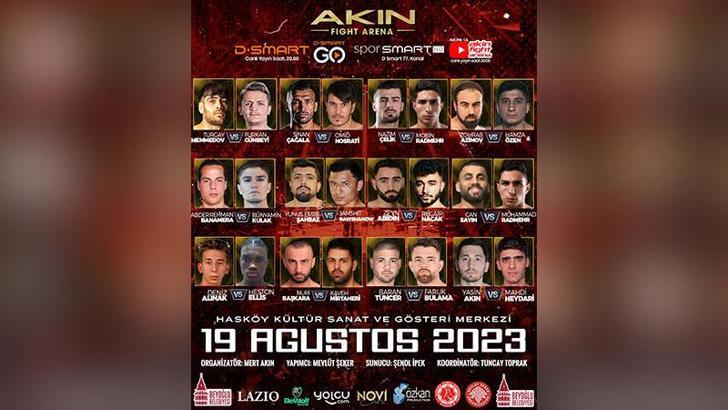 Akın Fight Arena canlı yayınla D-Smart ve D-Smart Go'da