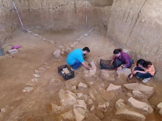 Çorum’da kazı çalışmaları sırasında hububat silosu bulundu