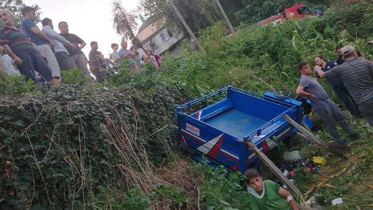 Zonguldak'ta 'patpat' tarlaya devrildi: 13 yaralı
