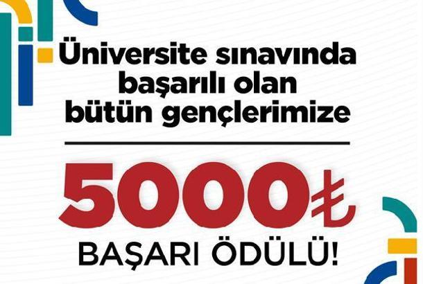 Zeytinburnu Belediyesi’nden YKS öğrencilerine 5 bin TL başarı ödülü