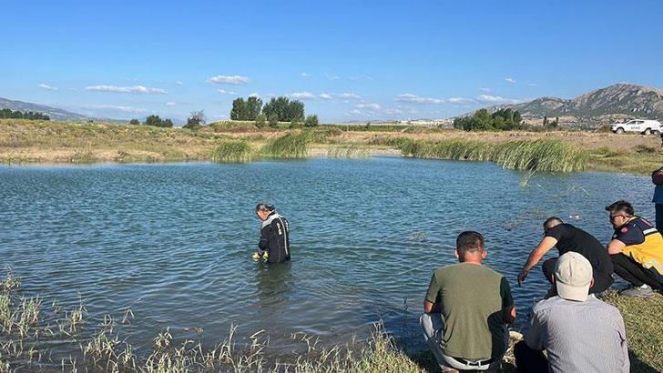 Girdiği gölette ölü bulundu