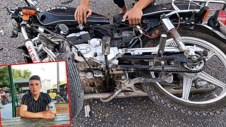 Beton bariyerlere çarpan motosikletin sürücüsü öldü, arkadaşı yaralandı