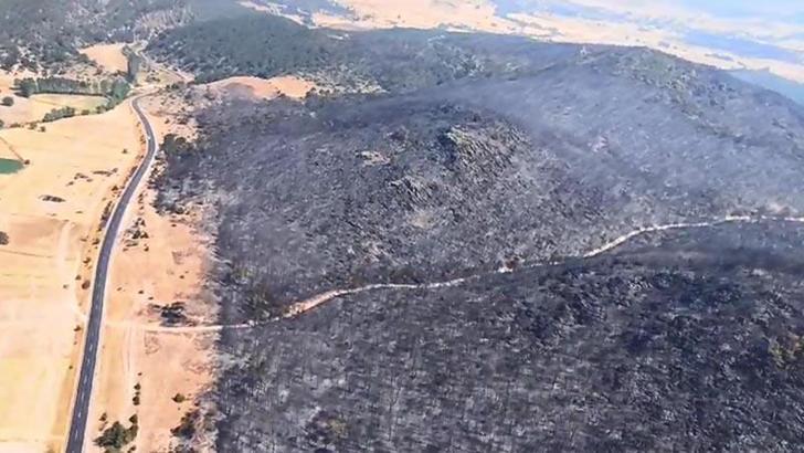 Eskişehir'deki orman yangını, 23 saatte kontrol altına alındı