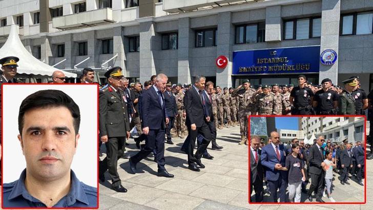 Şehit Hakan Telli için İstanbul Emniyet Müdürlüğü'nde tören düzenlendi