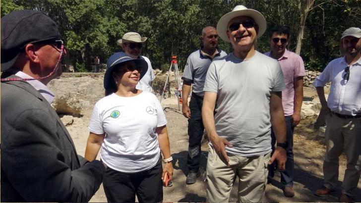 Polonya Büyükelçisi, Viking izlerinin bulunduğu Bathonea Antik Liman Kenti'nde