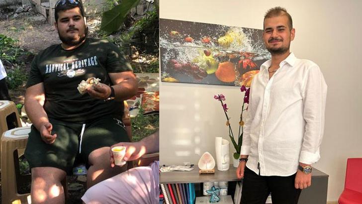 8 ayda 75 kilo verdi; arkadaşları tanıyamadı