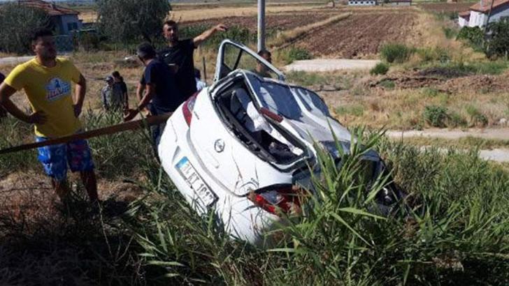 Otomobil takla attı: 1 ölü, 2'si ağır, 4 yaralı