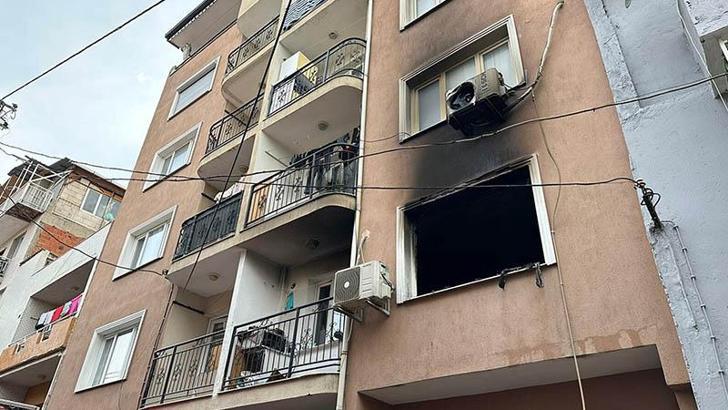 İzmir'de korkutan apartman yangını; 9 kiÅŸi dumandan etkilendi, çatıya sığınan 5 kiÅŸi kurtarıldı