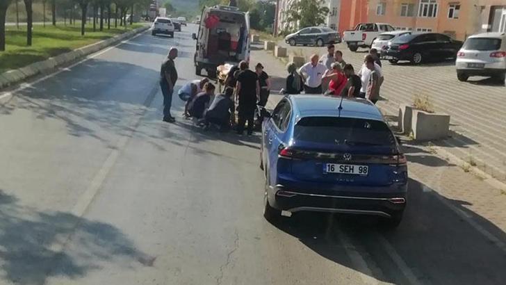 Otomobilin çarptığı bisikletli öldü