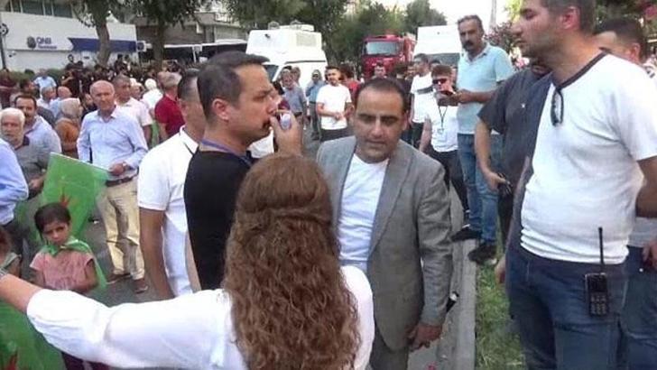 DBP Eş Genel Başkanı Aydeniz ile polis müdürü arasında tartışma