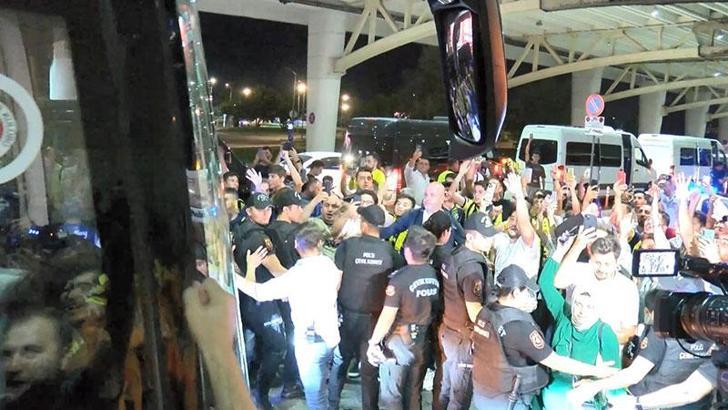 Fenerbahçe'ye Ankara'da coşkulu karşılama