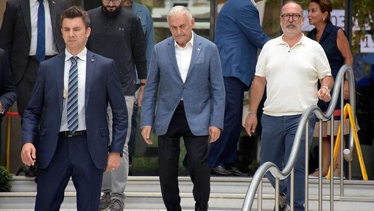 Binali Yıldırım Sabancı çiftini ziyaret etti