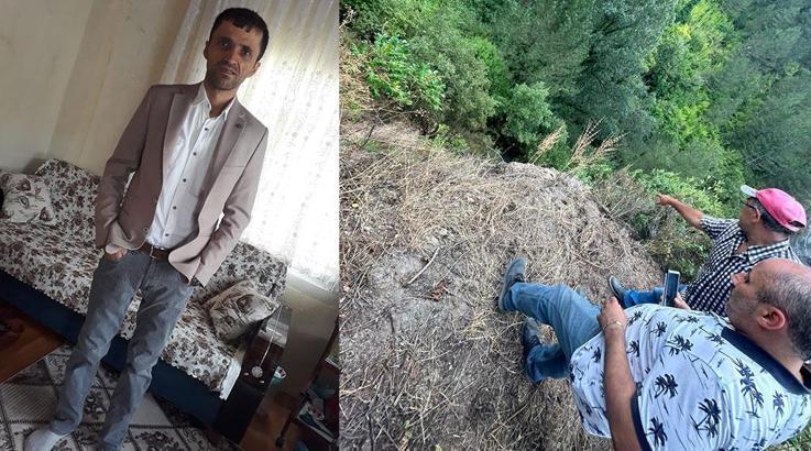 Bacağından bıçaklanıp uçuruma atıldı